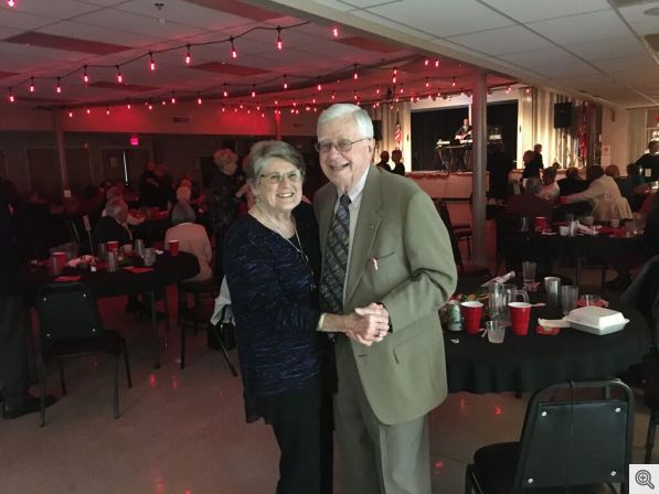 Walter and Judy Free show off some of their dance moves.