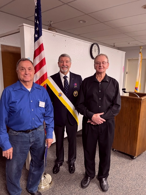 L-R Brother Bill Serritella, GK Gary Wolfer, John Bridges